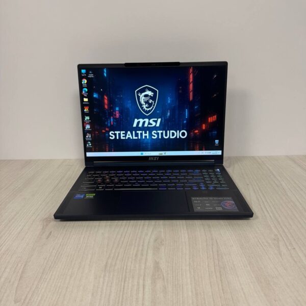 Ігровий ноутбук MSI Stealth 16 Studio A13VG / 16" (1920x1200) IPS / Intel Core i7-13620H (10 (16) ядер по 3.6 - 4.9 GHz) / 16 GB DDR5 / 512 GB SSD NVMe / nVidia GeForce RTX 4070, 8 GB GDDR6, 128-bit / WebCam - Зображення 2