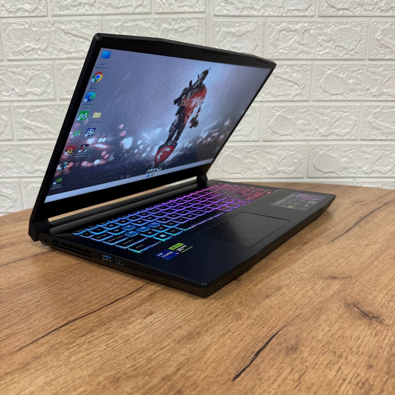 Ігровий ноутбук Б-клас MSI Katana 15 B13VEK / 15.6" (1920x1080) IPS / Intel Core i7-13620H (10 (16) ядра по 3.6 - 4.9 GHz) / 16 GB DDR5 / 512 GB SSD / nVidia GeForce RTX 4050, 6 GB GDDR6, 96-bit / WebCam - Зображення 4