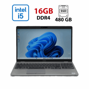 30 шт. Ноутбуків Dell Latitude 5510 / 15.6" (1920x1080) IPS / Intel Core i5-10210U (4 (8) ядра по 1.6 - 4.2 GHz) / 16 GB DDR4 / 480 GB SSD / Intel UHD Graphics / WebCam