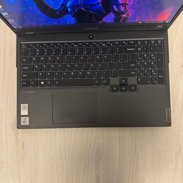 Ігровий ноутбук Б-клас Lenovo Legion 5 15IMH05H / 15.6" (1920x1080) IPS / Intel Core i7-10750H (6 (12) ядер по 2.6 - 5.0 GHz) / 16 GB DDR4 / 1000 GB SSD NVMe / nVidia GeForce RTX 2060, 6 GB GDDR6, 192-bit / WebCam - Зображення 7