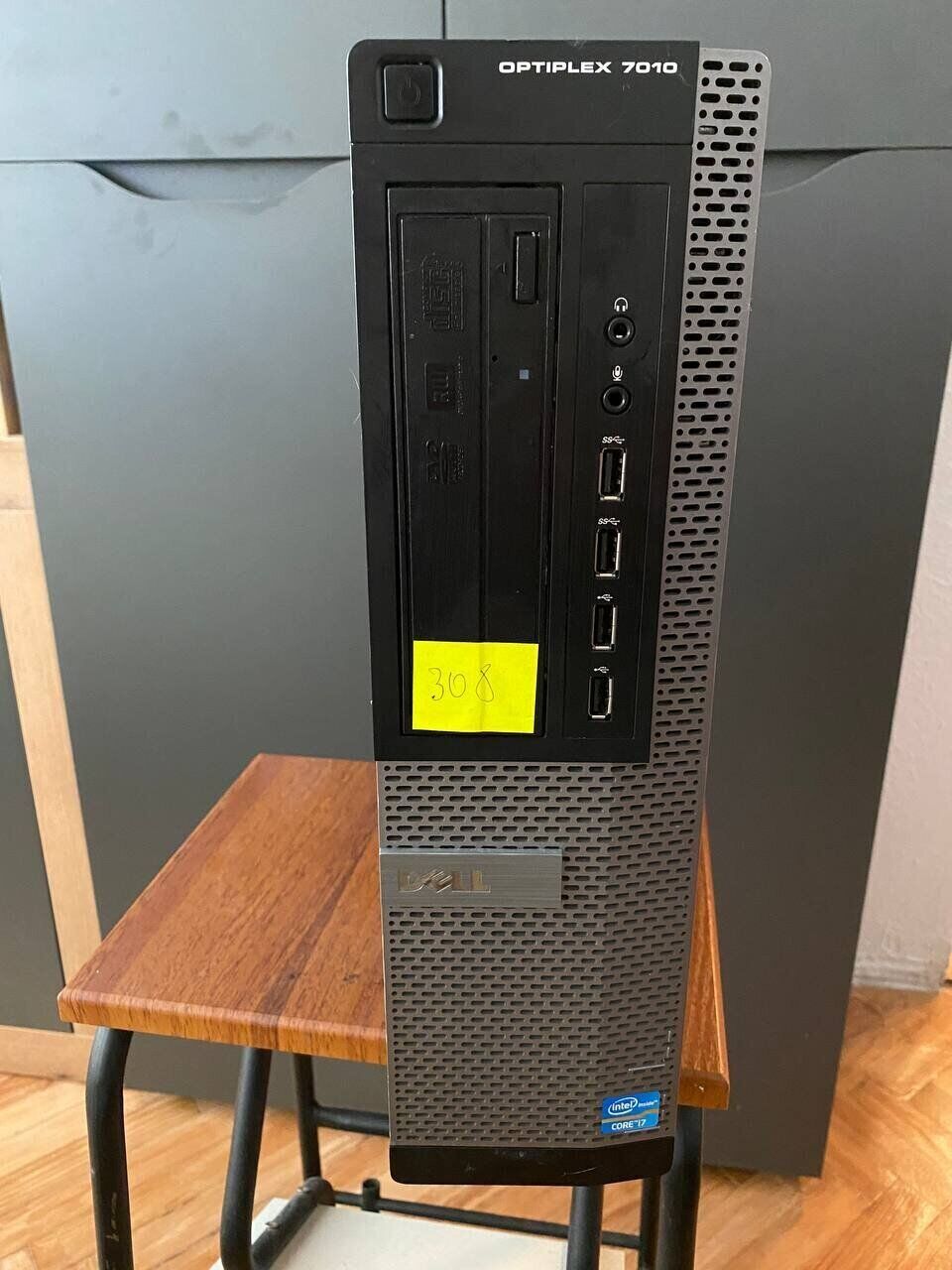 Комп'ютер Dell OptiPlex 7010 SFF / Intel Core i7-3770 (4 (8) ядра по 3.4 - 3.9 GHz) / 8 GB DDR3 / 120 GB SSD / Intel HD Graphics 4000 / DVD-ROM - Зображення 4