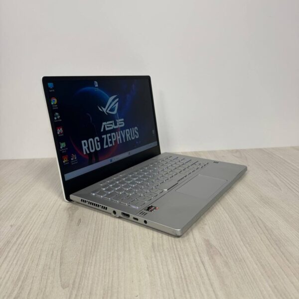 Ігровий ультрабук Б-клас Asus ROG Zephyrus G14 GA401IV / 14" (1920x1080) IPS / AMD Ryzen 9 4900HS (8 (16) ядер по 3.0 - 4.3 GHz) / 16 GB DDR4 / 512 GB SSD NVMe / nVidia GeForce RTX 2060 Max-Q, 6 GB GDDR6, 192-bit - Зображення 4