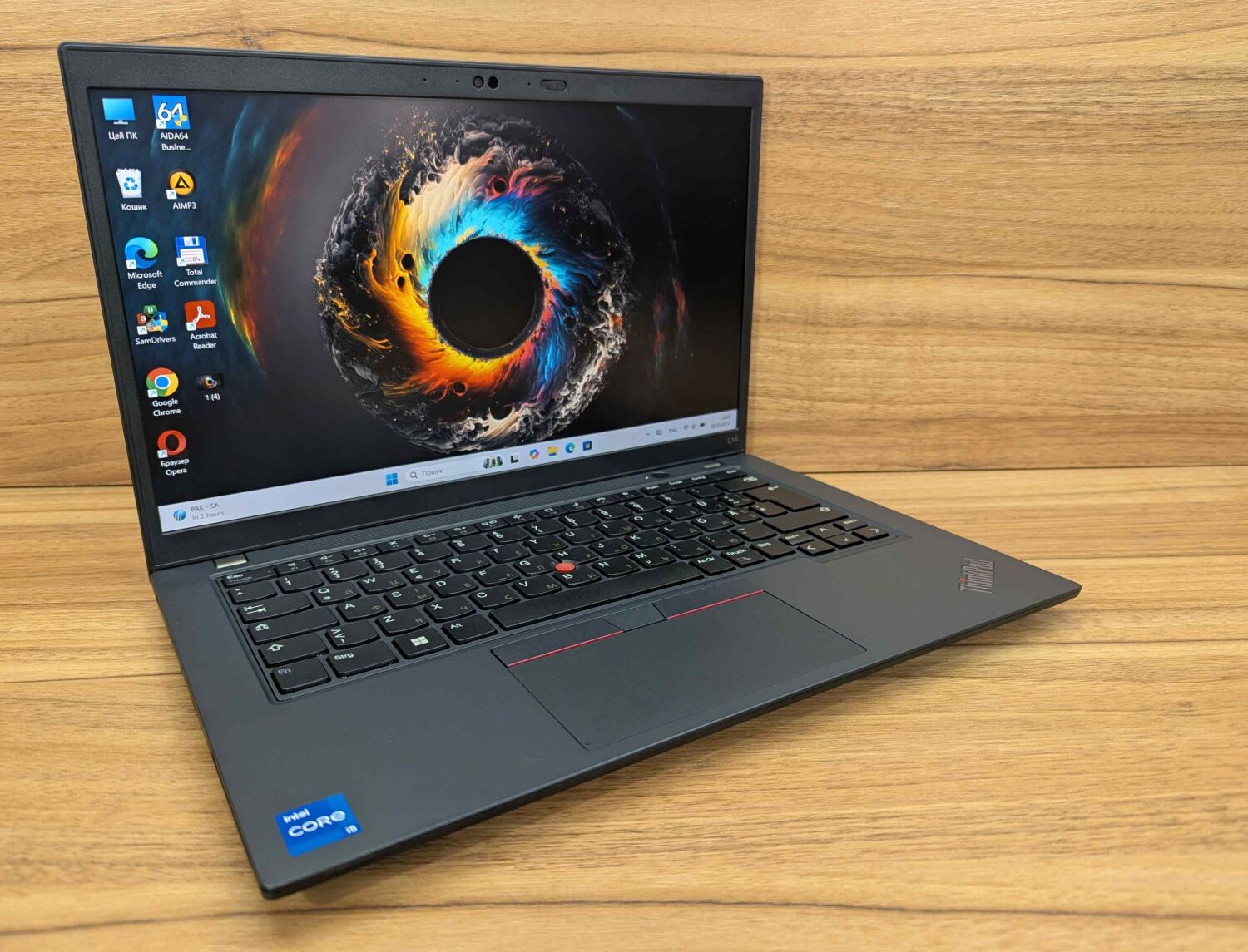 Ультрабук Lenovo ThinkPad L14 Gen 4 / 14" (1920x1080) IPS / Intel Core i5-1335U (10 (12) ядер по 3.4 - 4.6 GHz) / 16 GB DDR4 / 256 GB SSD / Intel Iris Xe Graphics / WebCam / Windows 11 - Зображення 4