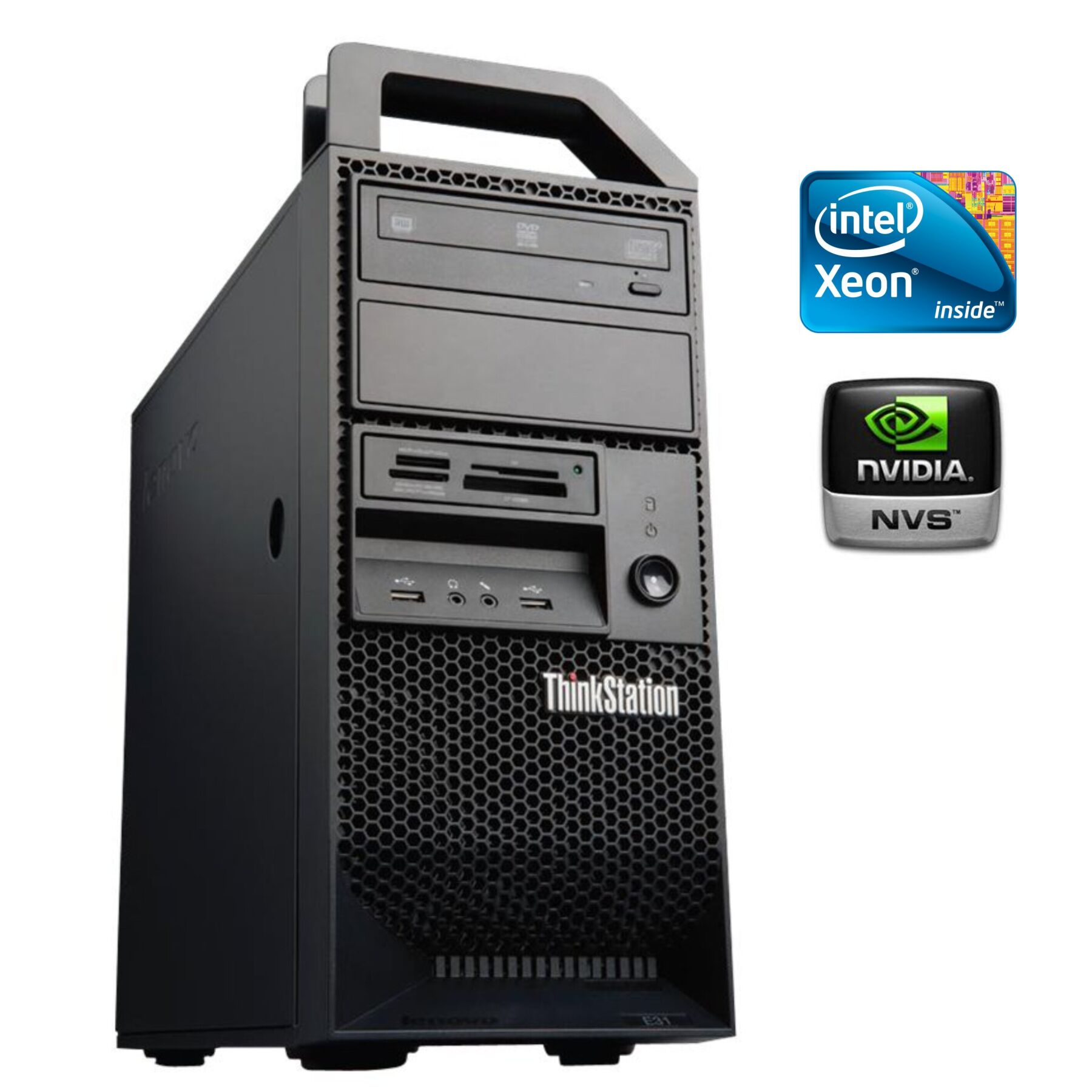 Робоча станція Lenovo ThinkStation E31 Tower / Intel Xeon E3-1230 v2 (4 (8) ядра по 3.3 - 3.7 GHz) / 10 GB DDR3 / 240 GB SSD + 200 GB HDD / nVidia NVS 300, 512 MB DDR3, 64-bit