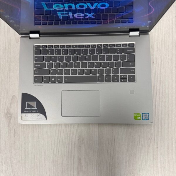 Ноутбук-трансформер Б-клас Lenovo Flex 5-1570 / 15.6" (1920x1080) IPS Touch / Intel Core i5-8250U (4 (8) ядра по 1.6 - 3.4 GHz) / 8 GB DDR4 / 256 GB SSD NVMe / nVidia GeForce MX130, 2 GB GDDR5, 64-bit / WebCam - Зображення 9