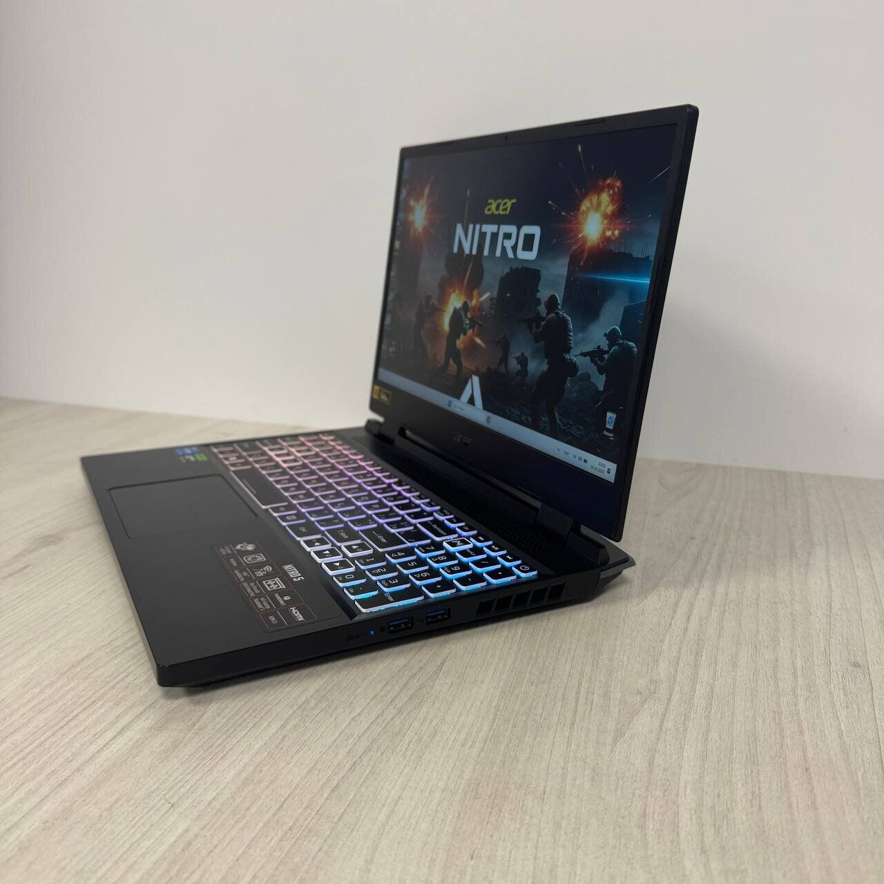 Ігровий ноутбук Б-клас Acer Nitro 5 AN515-58 / 15.6" (1920x1080) IPS / Intel Core i5-12450H (8 (12) ядер по 2.0 - 4.4 GHz) / 16 GB DDR5 / 1000 GB SSD NVMe / nVidia GeForce RTX 3050, 4 GB GDDR6, 128-bit / WebCam - Зображення 5