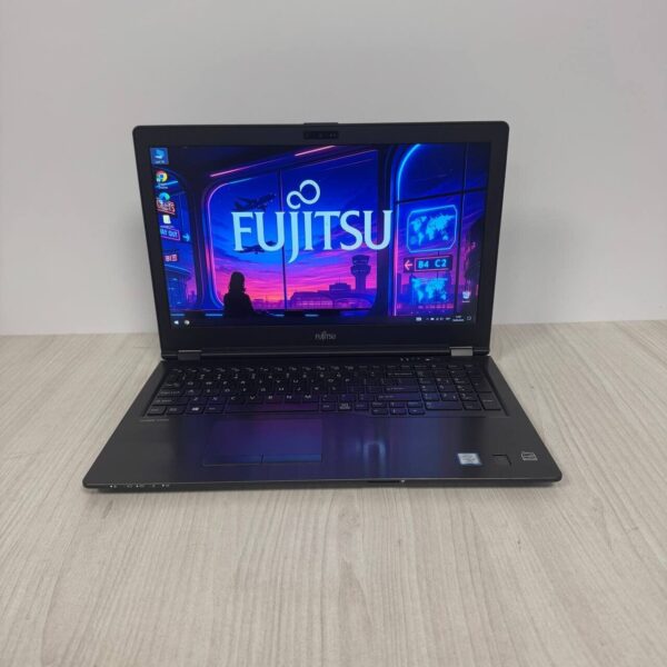 Ультрабук Б-клас Fujitsu LifeBook U759 / 15.6" (1920x1080) IPS / Intel Core i5-8365U (4 (8) ядра по 1.6 - 4.1 GHz) / 8 GB DDR4 / 256 GB SSD NVMe / Intel UHD Graphics / WebCam - Зображення 2