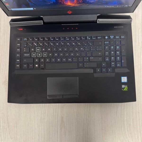Ігровий ноутбук Б-клас HP Omen 17t-an100ca / 17.3" (1920x1080) IPS / Intel Core i7-8750H (6 (12) ядер по 2.2 - 4.1 GHz) / 12 GB DDR4 / 128 GB SSD NVMe + 500 GB HDD / nVidia GeForce GTX 1050 Ti, 4 GB GDDR5, 128-bit / WebCam - Зображення 7