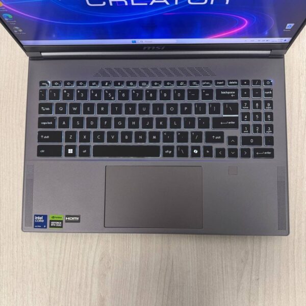 Ігровий ноутбук Б-клас MSI Creator 16 AI Studio A1VHG / 16" (3840x2400) IPS / Intel Core Ultra 9 185H (16 (22) ядер по 3.9 - 5.1 GHz) / 32 GB DDR5 / 1000 GB SSD NVMe / nVidia GeForce RTX 4080, 12 GB GDDR6, 192-bit / WebCam - Зображення 7
