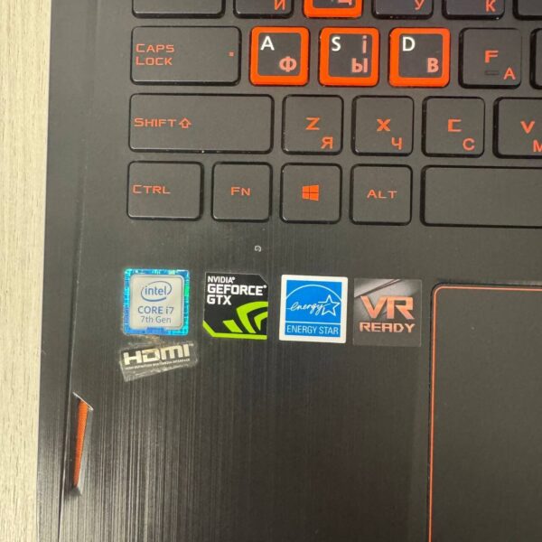 Ігровий ноутбук Б-клас Asus ROG Strix GL502VM / 15.6" (1920x1080) IPS / Intel Core i7-7700HQ (4 (8) ядра по 2.8 - 3.8 GHz) / 16 GB DDR4 / 128 GB SSD NVMe + 1000 GB HDD / nVidia GeForce GTX 1060, 3 GB GDDR5, 192-bit / WebCam - Зображення 8