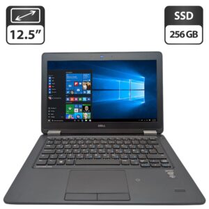 Нетбук Dell Latitude E7250 / 12.5" (1366x768) TN / Intel Core i7-5600U (2 (4) ядра по 2.6 - 3.2 GHz) / 8 GB DDR3 / 256 GB SSD / Intel HD Graphics 5500 / WebCam