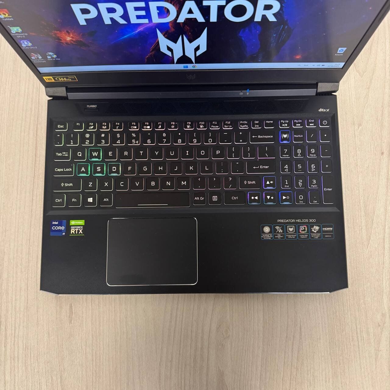 Ігровий ноутбук Acer Predator Helios 300 PH315-54 / 15.6" (1920x1080) IPS / Intel Core i9-11900H (8 (16) ядер по 2.5 - 4.9 GHz) / 16 GB DDR4 / 512 GB SSD NVMe / nVidia GeForce RTX 3060, 6 GB GDDR6, 192-bit / WebCam - Зображення 7