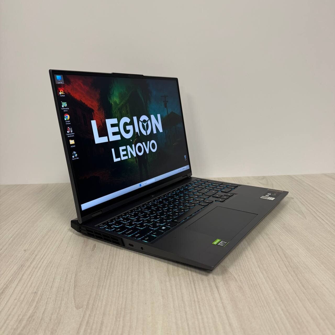 Ігровий ноутбук Б-клас Lenovo Legion 5 Pro 16ITH6H / 16" (2560x1600) IPS / Intel Core i9-11950H (8 (16) ядер по 2.1 - 5.0 GHz) / 16 GB DDR4 / 512 GB SSD NVMe / nVidia GeForce RTX 3070, 8 GB GDDR6, 256-bit / WebCam - Зображення 4