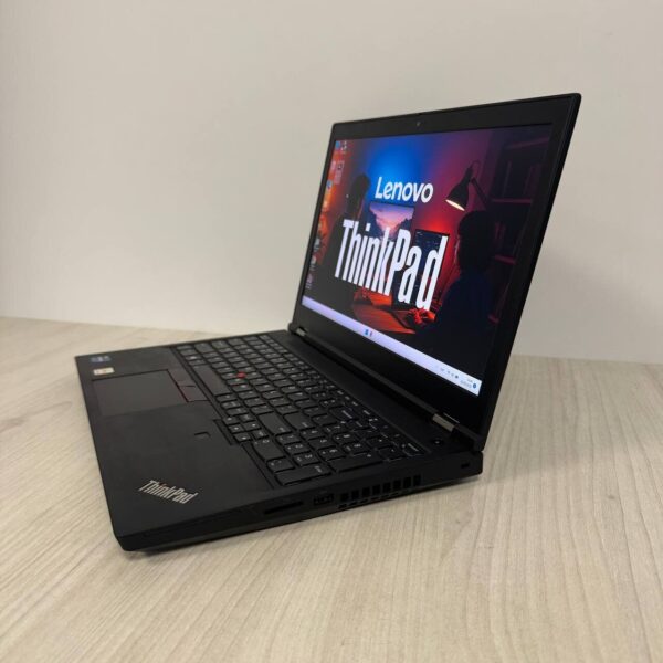 Мобільна робоча станція Б-клас Lenovo ThinkPad P15 Gen 2 / 15.6" (3840x2160) IPS / Intel Xeon W-11855M (6 (12) ядер по 3.2 - 4.9 GHz) / 64 GB DDR4 / 1000 GB SSD NVMe / nVidia RTX A5000, 16 GB GDDR6, 256-bit / WebCam - Зображення 5