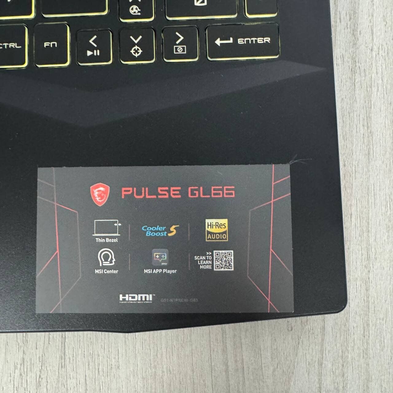 Ігровий ноутбук Б-клас MSI Pulse GL66 12UGKV / 15.6" (1920x1080) IPS / Intel Core i7-12700H (14 (20) ядер по 3.5 - 4.7 GHz) / 16 GB DDR5 / 512 GB SSD NVMe / nVidia GeForce RTX 3070, 8 GB GDDR6, 256-bit / WebCam - Зображення 9