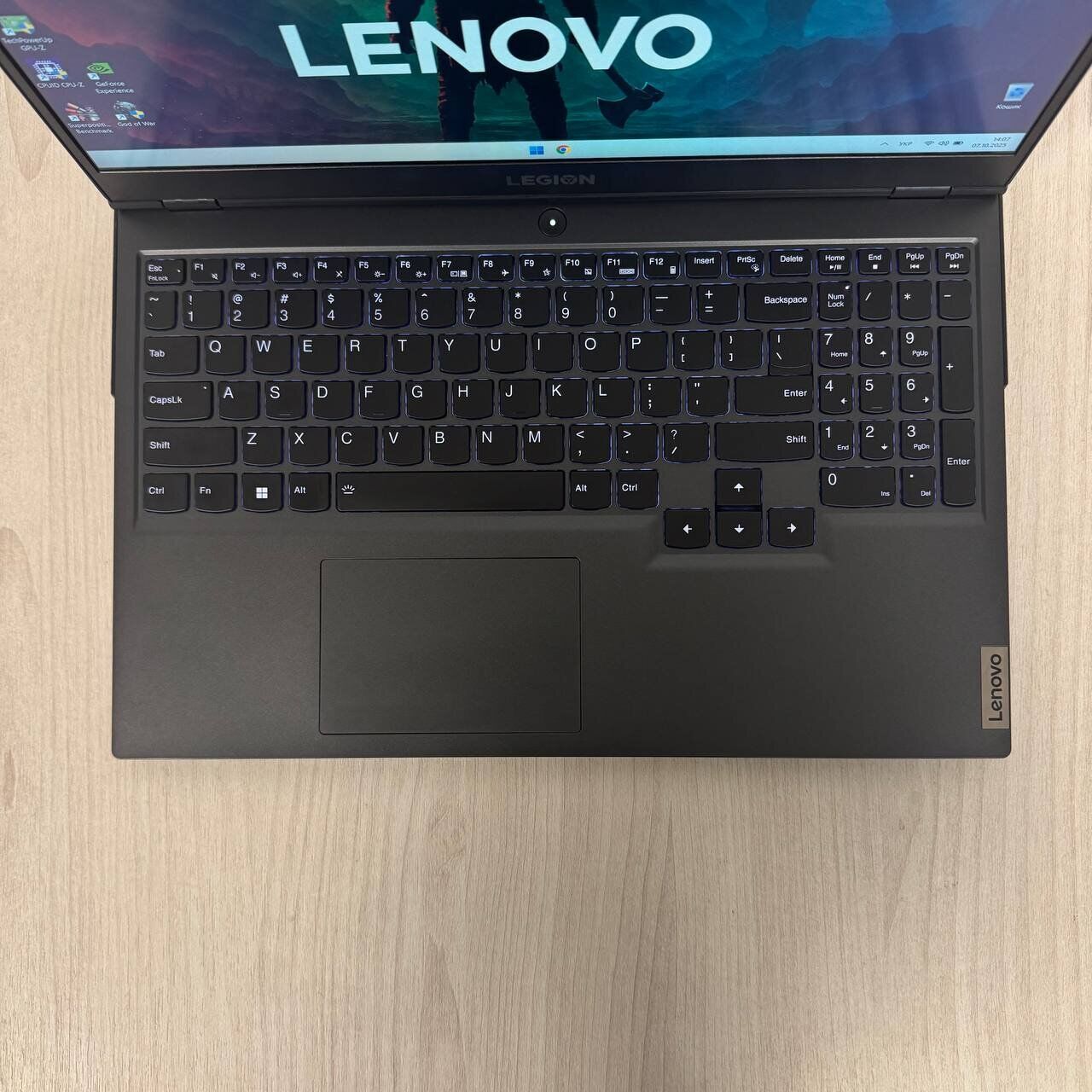Ігровий ноутбук Lenovo Legion 5 Pro 16ITH6H / 16" (1920x1200) IPS / Intel Core i7-11800H (8 (16) ядер по 2.3 - 4.6 GHz) / 16 GB DDR4 / 512 GB SSD NVMe / nVidia GeForce RTX 3070, 8 GB GDDR6, 256-bit / WebCam - Зображення 7