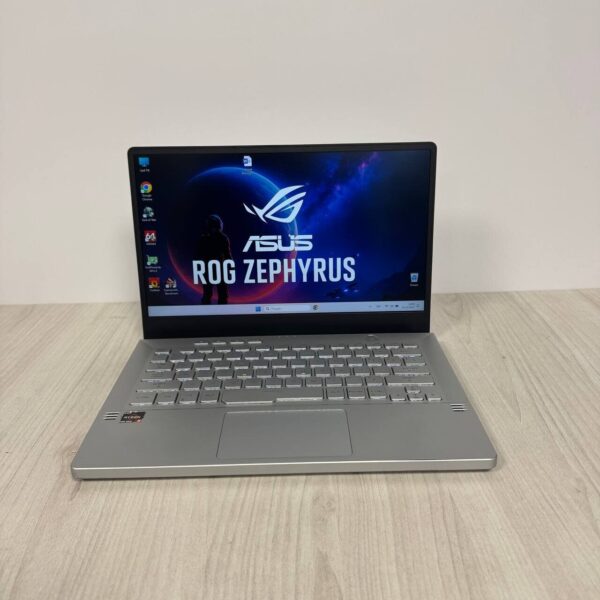 Ігровий ультрабук Б-клас Asus ROG Zephyrus G14 GA401IV / 14" (1920x1080) IPS / AMD Ryzen 9 4900HS (8 (16) ядер по 3.0 - 4.3 GHz) / 16 GB DDR4 / 512 GB SSD NVMe / nVidia GeForce RTX 2060 Max-Q, 6 GB GDDR6, 192-bit - Зображення 2