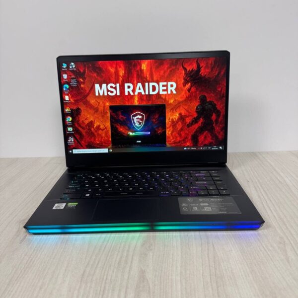 Ігровий ноутбук MSI GE66 Raider 10SFS / 15.6" (1920x1080) IPS / Intel Core i7-10750H (6 (12) ядер по 2.6 - 5.0 GHz) / 32 GB DDR4 / 1000 GB SSD NVMe / nVidia GeForce RTX 2070 Super, 8 GB GDDR6, 256-bit / WebCam - Зображення 2