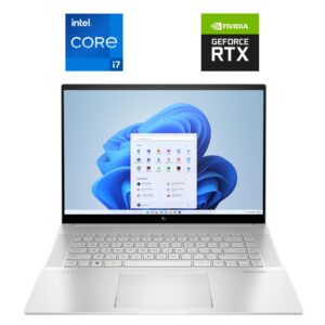 Ігровий ноутбук Б-клас HP Envy 16-h0020ca / 16" (3840x2400) IPS Touch / Intel Core i7-12700H (14 (20) ядер по 3.5 - 4.7 GHz) / 32 GB DDR5 / 1000 GB SSD NVMe / nVidia GeForce RTX 3060, 6 GB GDDR6, 192-bit / WebCam