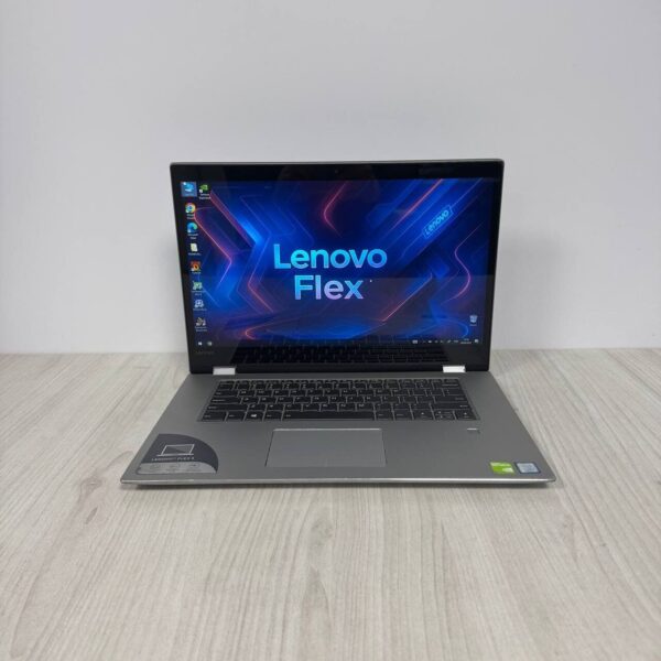 Ноутбук-трансформер Б-клас Lenovo Flex 5-1570 / 15.6" (1920x1080) IPS Touch / Intel Core i5-8250U (4 (8) ядра по 1.6 - 3.4 GHz) / 8 GB DDR4 / 256 GB SSD NVMe / nVidia GeForce MX130, 2 GB GDDR5, 64-bit / WebCam - Зображення 2