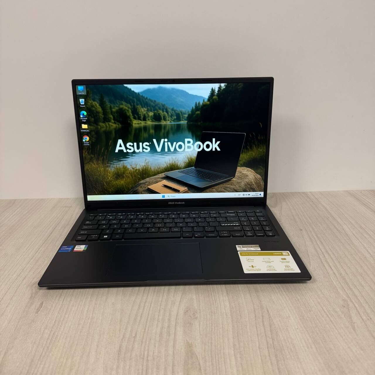 Ультрабук Б-клас Asus VivoBook 16 F1605VA / 16" (1920x1200) IPS / Intel Core i7-1355U (10 (12) ядер по 1.7 - 5.0 GHz) / 16 GB DDR4 / 512 GB SSD NVMe / Intel Iris Xe Graphics / WebCam - Зображення 2