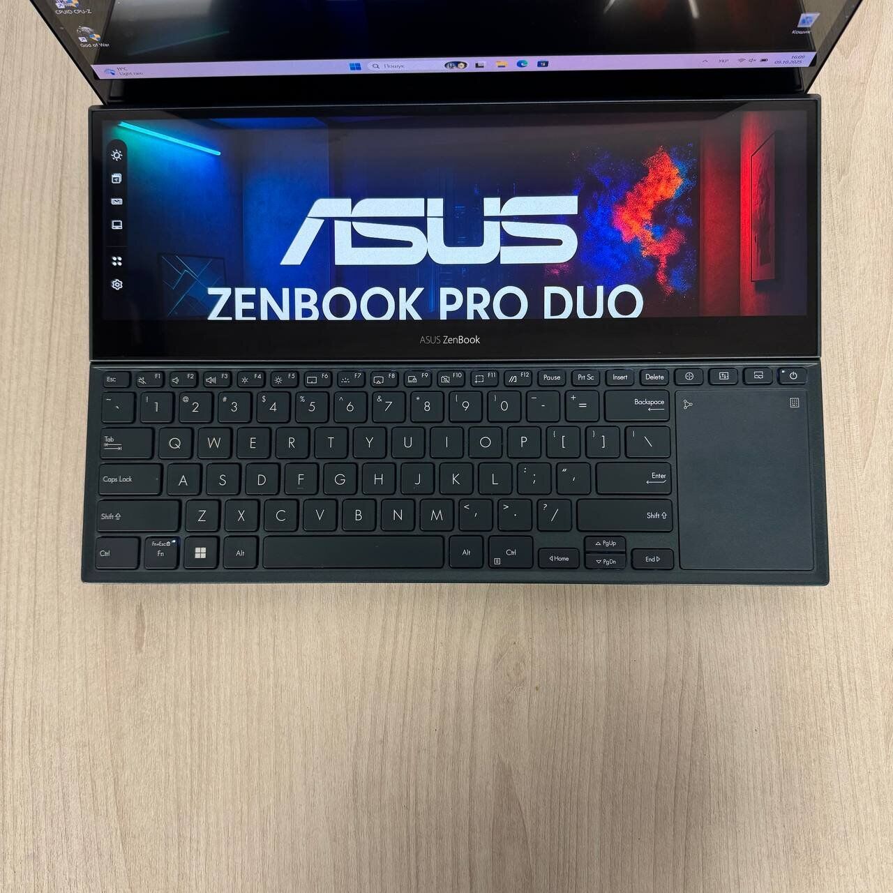 Ігровий ноутбук Б-клас Asus ZenBook Pro Duo UX582ZS / 15.6" (3840x2160) OLED / Intel Core i7-11800H (8 (16) ядер по 1.9 - 4.6 GHz) / 32 GB DDR4 / 1000 GB SSD NVMe / nVidia GeForce RTX 3080, 8 GB GDDR6, 256-bit / WebCam - Зображення 7
