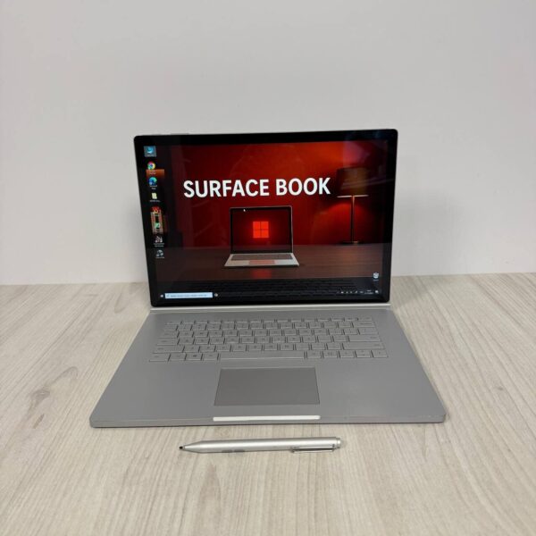 Ігровий ультрабук-трансформер Microsoft Surface Book 2 / 15.0" (3240x2160) IPS Touch / Intel Core i7-8650U (4 (8) ядра по 1.9 - 4.2 GHz) / 16 GB DDR4 / 512 GB SSD NVMe / nVidia GeForce GTX 1060 Max-Q, 6 GB GDDR5, 192-bit / WebCam - Зображення 2