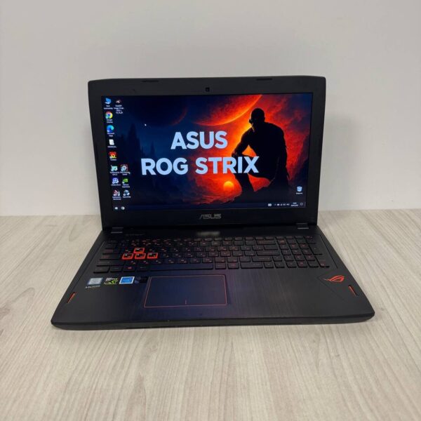 Ігровий ноутбук Б-клас Asus ROG Strix GL502VM / 15.6" (1920x1080) IPS / Intel Core i7-7700HQ (4 (8) ядра по 2.8 - 3.8 GHz) / 16 GB DDR4 / 128 GB SSD NVMe + 1000 GB HDD / nVidia GeForce GTX 1060, 3 GB GDDR5, 192-bit / WebCam - Зображення 2