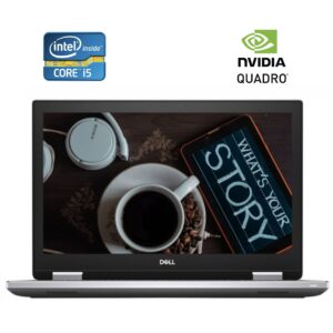 Мобільна робоча станція Dell Precision 7540 / 15.6" (1920x1080) IPS / Intel Core i5-9400H (4 (8) ядра по 2.5 - 4.3 GHz) / 32 GB DDR4 / 512 GB SSD NVMe / nVidia Quadro T2000, 4 GB GDDR5, 128-bit