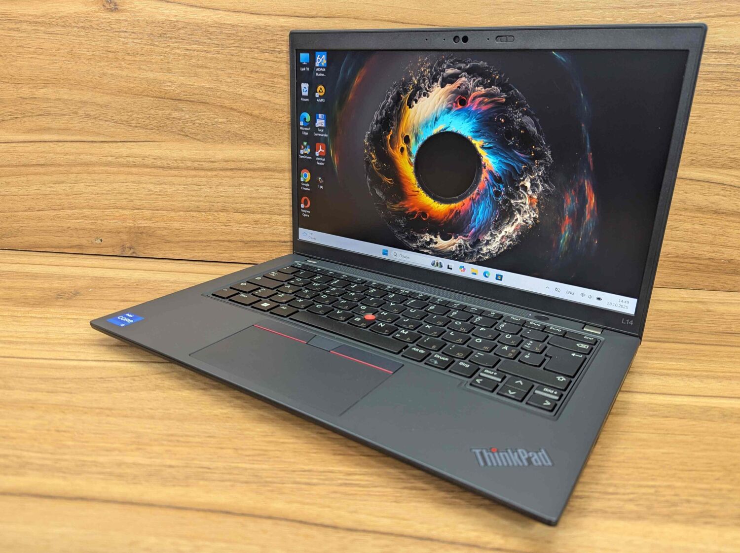 Ультрабук Lenovo ThinkPad L14 Gen 4 / 14" (1920x1080) IPS / Intel Core i5-1335U (10 (12) ядер по 3.4 - 4.6 GHz) / 16 GB DDR4 / 256 GB SSD / Intel Iris Xe Graphics / WebCam / Windows 11 - Зображення 5