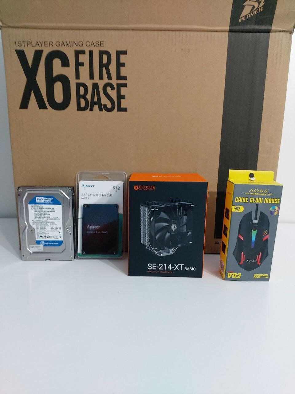 Комп'ютер 1stPlayer X6 Fire Base Tower / Intel Core i7-4790 (4 (8) ядер по 3.6 - 4.0 GHz) / 16 GB DDR3 / 512 GB SSD + 500 GB HDD / AMD Radeon RX 570, 8 GB GDDR5, 256-bit / 400W - Зображення 7