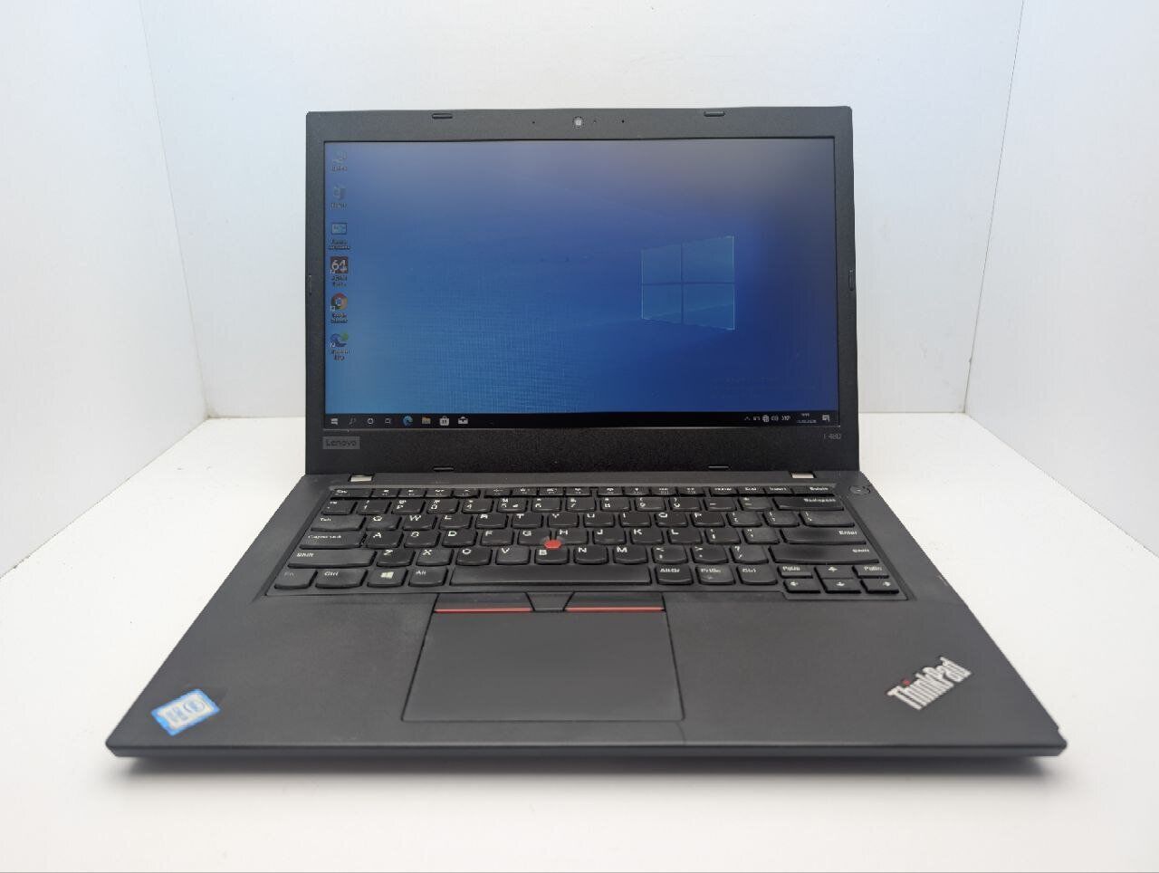 Ноутбук Б-клас Lenovo ThinkPad L480 / 14" (1366x768) TN / Intel Core i5-8250U (4 (8) ядра по 1.6 - 3.4 GHz) / 8 GB DDR4 / 240 GB SSD / Intel UHD Graphics 620 / WebCam - Зображення 2