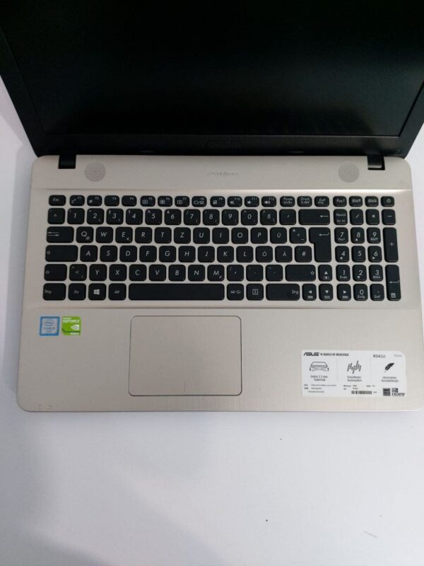 Ноутбук Asus R541U / 15.6" (1920x1080) TN / Intel Core i5-6198DU (2 (4) ядра по 2.3 - 2.8 GHz) / 16 GB DDR4 / 512 GB SSD / nVidia GeForce 920MX, 2 GB GDDR3, 64-bit / WebCam / DVD-ROM - Зображення 3