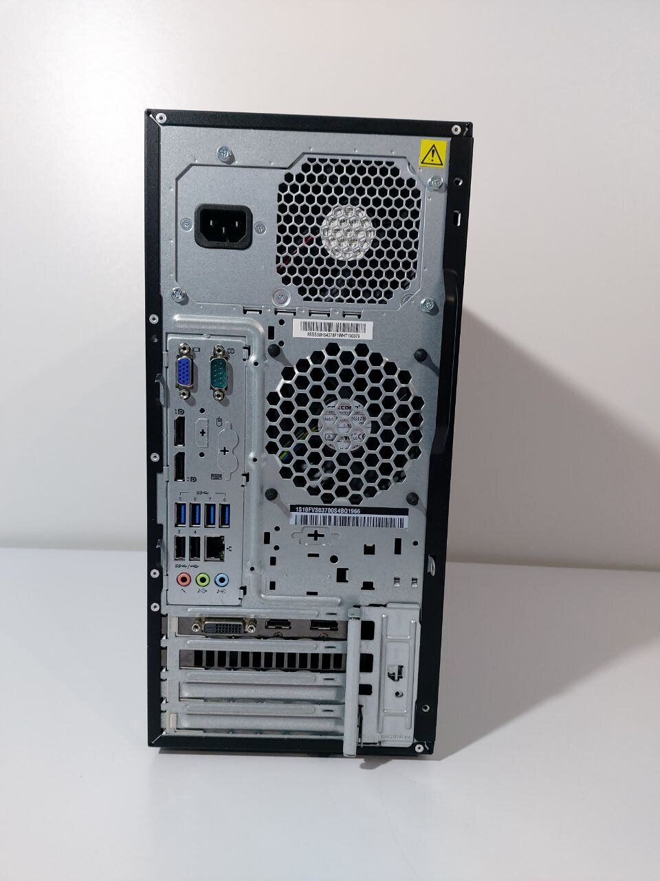Комплект: Lenovo ThinkCentre M800 Tower / Intel Core i5-6600K (4 ядра по 3.5 - 3.9 GHz) / 16 GB DDR4 / 256 GB SSD + 512 GB SSD / nVidia GeForce GTX 1660, 6 GB GDDR5, 192-bit / DVD-ROM + Монітор LG 24MB37PM-B / 24" (1920x1080) IPS - Зображення 4