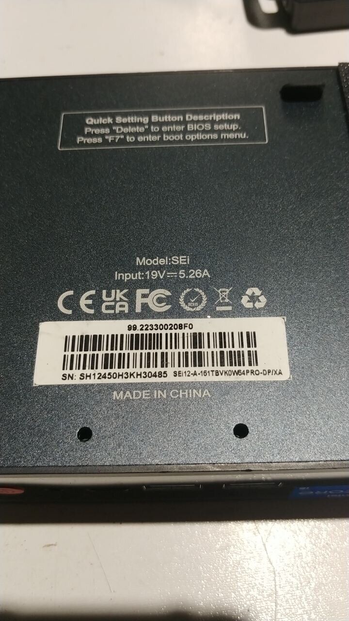 Неттоп Beelink SEi12 USFF /  Intel Core i5-12450H (8 (12) ядер по 2.0 - 4.4 GHz) / 16 GB DDR4 / 256 GB SSD M.2 / Intel UHD Graphics - Зображення 6