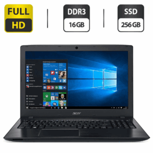Ігровий ноутбук Б-клас Acer Aspire E5-576G-5762 / 15.6" (1920x1080) IPS / Intel Core i5-8250U (4 (8) ядра по 1.6 - 3.4 GHz) / 16 GB DDR3 / 240 GB SSD /Intel UHD Graphics 620 / WebCam / HDMI