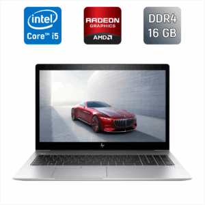 Ігровий ноутбук Б-клас HP EliteBook 850 G5 / 15.6" (1920x1080) IPS / Intel Core i5-8250U (4 (8) ядра по 1.6 - 3.4 GHz) / 16 GB DDR4 / 256 GB SSD / AMD Radeon RX 540, 2 GB GDDR5, 128-bit / WebCam / TouchID