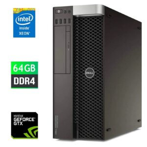 Ігровий ПК Dell Precision 5810 Tower / Intel Xeon E5-1630 v4 (4 (8) ядра по 3.7 - 4.0 GHz) / 64 GB DDR4 ECC / 500 GB SSD / nVidia GeForce GTX 1050, 2 GB GDDR5, 128-bit / 685W / DVD-RW