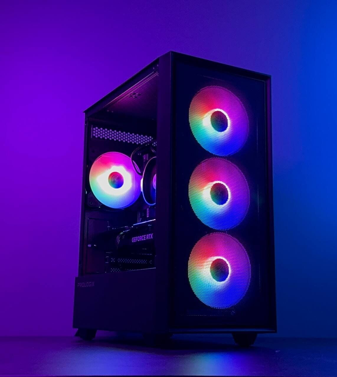 Ігровий ПК Tower / AMD Ryzen 5 5500 (6 (12) ядер по 3.6 - 4.2 GHz) / 32 GB DDR4 / 1000 GB SSD / AMD Radeon RX 6800, 16 GB GDDR6, 256-bit - Зображення 2