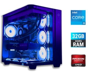 Ігровий ПК Tower / Intel Core i5-14600KF (14 (20) ядер по 3.5 - 5.3 GHz) / 32 GB DDR5 / 1000 GB SSD / AMD Radeon RX 6900 XT, 16 GB GDDR6, 256-bit