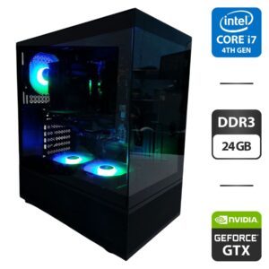 Комп'ютер 1stPlayer Mi7-A Tower / Intel Core i7-4790 (4 (8) ядра по 3.6 - 4.0 GHz) / 24 GB DDR3 / 512 GB SSD + 500 GB HDD / nVidia GeForce GTX 1650, 4 GB GDDR6, 128-bit / 500W