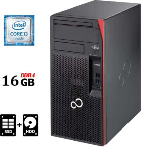 Комп'ютер Fujitsu Esprimo P557 Tower / Intel Core i3-6100 (2 (4) ядра по 3.7 GHz) / 16 GB DDR4 / 120 GB SSD + 500 GB HDD / Intel HD Graphics 530