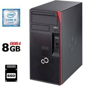 Комп'ютер Fujitsu Esprimo P557 Tower / Intel Core i3-6100 (2 (4) ядра по 3.7 GHz) / 8 GB DDR4 / 120 GB SSD / Intel HD Graphics 530