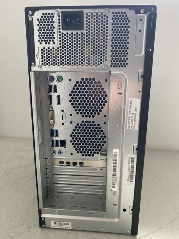 Комп'ютер Fujitsu Esprimo P757 E90 Tower / Intel Core i5-6500 (4 ядра по 3.2 - 3.6 GHz) / 16 GB DDR4 / 480 GB SSD / nVidia Quadro K1200, 4 GB GDDR5, 128-bit / DVD-ROM - Зображення 4