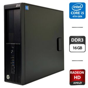 Комп'ютер HP WorkStation Z230 SFF / Intel Core i5-4570 (4 ядра по 3.2 - 3.6 GHz) / 16 GB DDR3 / 500 GB HDD / AMD Radeon HD 5450, 1 GB GDDR3, 64-bit
