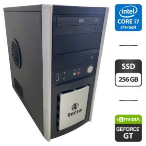 Комп'ютер NoName Tower / Intel Core i7-3770 (4 (8) ядра по 3.4 - 3.9 GHz) / 16 GB DDR3 / 256 GB SSD / nVidia GeForce GT 610, 2 GB GDDR3, 64-bit / DVD-ROM