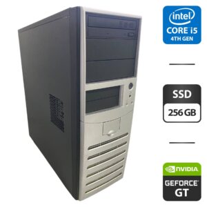 Комп'ютер NoName Tower / Intel Core i7-3770 (4 (8) ядра по 3.4 - 3.9 GHz) / 16 GB DDR3 / 256 GB SSD / nVidia GeForce GT 630, 2 GB GDDR3, 64-bit / DVD-ROM