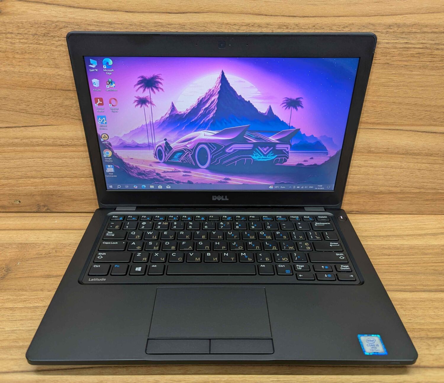 Нетбук Dell Latitude 5280 / 12.5" (1366x768) TN / Intel Core i5-7300U (2 (4) ядра по 2.6 - 3.5 GHz) / 16 GB DDR4 / 256 GB SSD / Intel HD Graphics 620 / WebCam / Windows 10 - Зображення 2