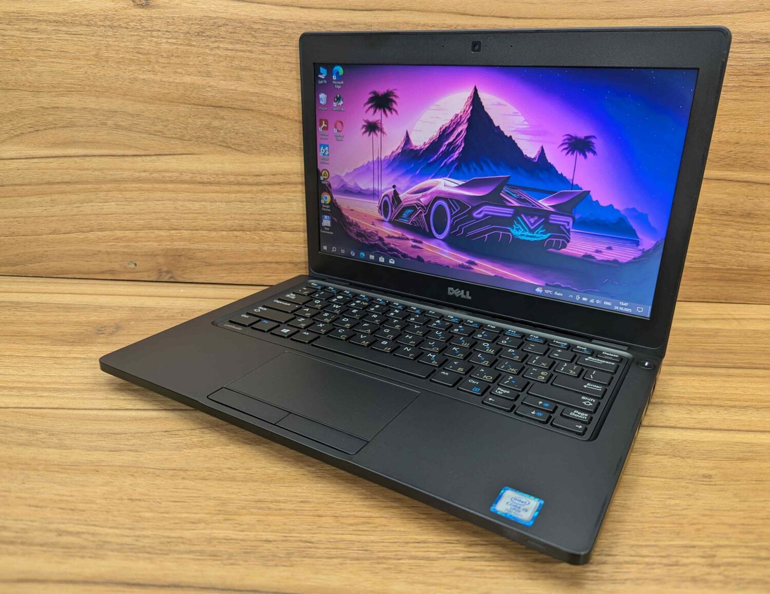 Нетбук Dell Latitude 5280 / 12.5" (1366x768) TN / Intel Core i5-7300U (2 (4) ядра по 2.6 - 3.5 GHz) / 16 GB DDR4 / 256 GB SSD / Intel HD Graphics 620 / WebCam / Windows 10 - Зображення 5