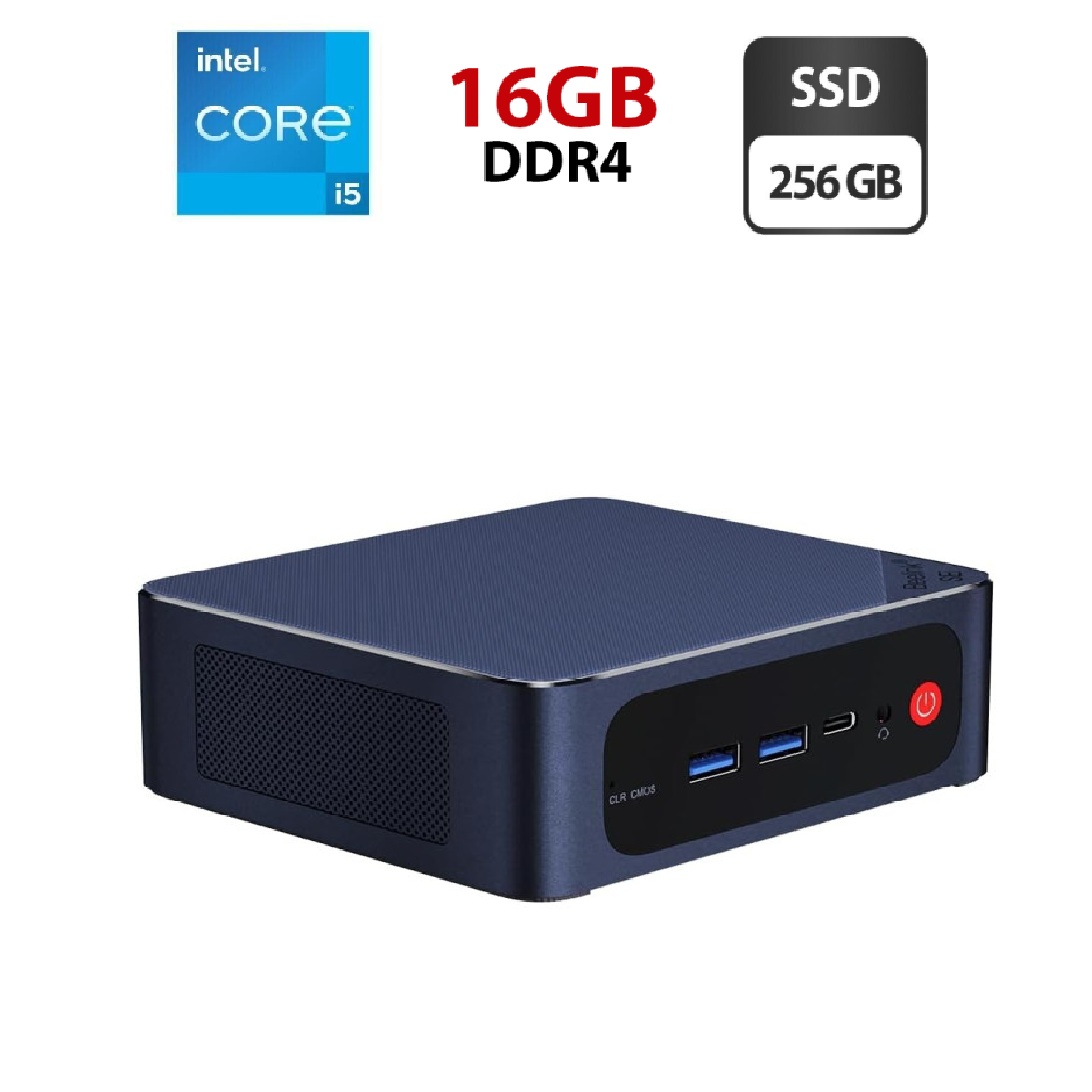 Неттоп Beelink SEi12 USFF /  Intel Core i5-12450H (8 (12) ядер по 2.0 - 4.4 GHz) / 16 GB DDR4 / 256 GB SSD M.2 / Intel UHD Graphics
